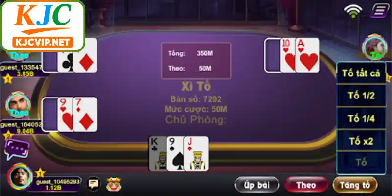 Cách chơi xì tố thiết lập các vòng game